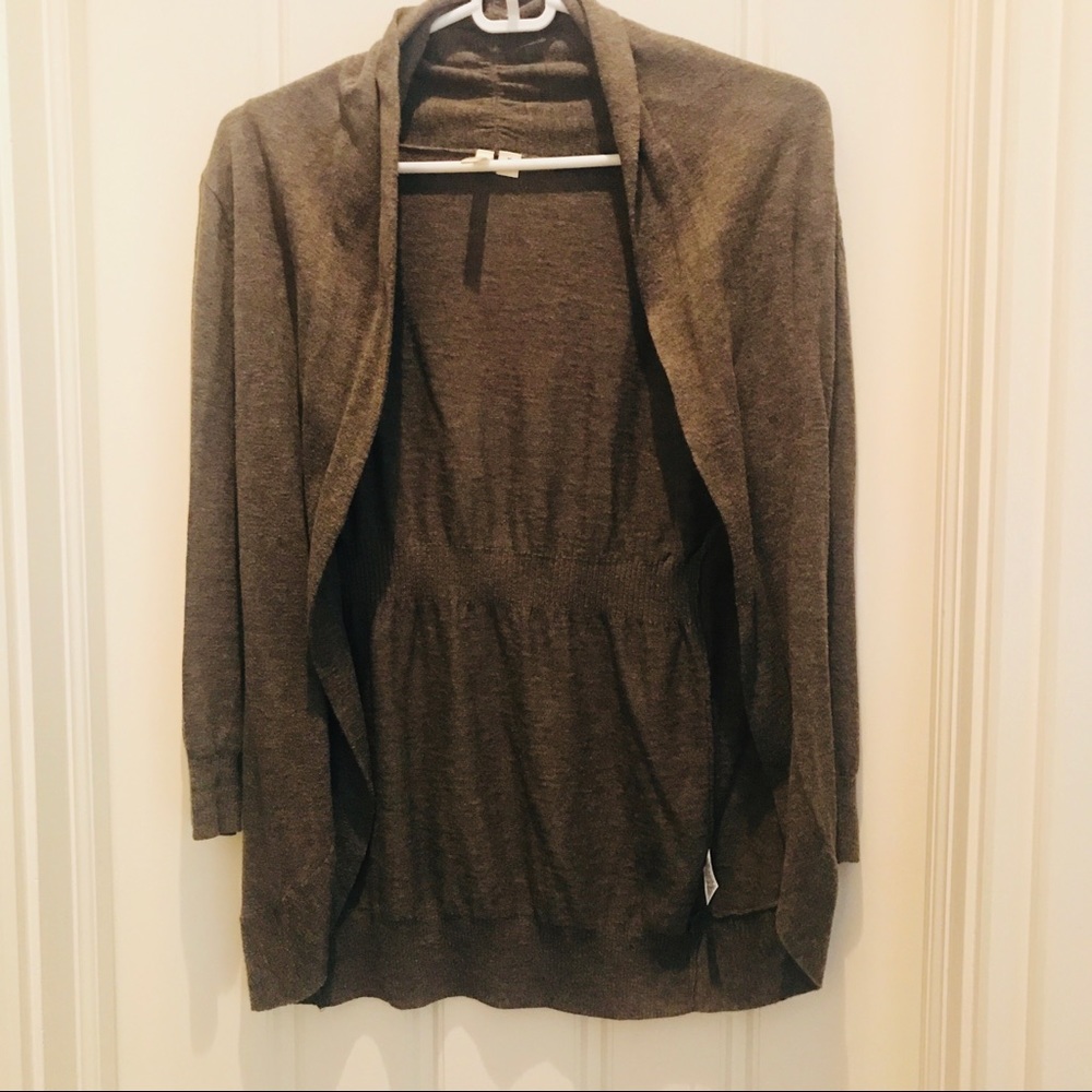 FRENCHI: Brown cardi